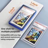 (Ready Stock) PSA/CGC Graded Cards Protector Aluminum Magnetic Case For PSA Slats Frame UV Protectio