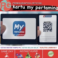 Special Promo Kartu Bensin/Kartu My Pertamina/Cetak Kartu Pvc Bahan