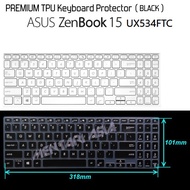 Asus ZenBook 15 UX534FTC Keyboard Protector - PREMIUM TPU Black
