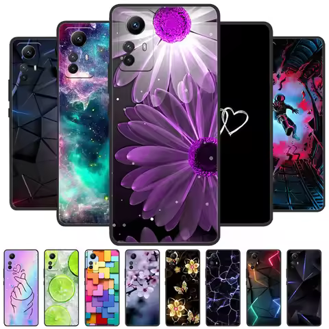 For Xiaomi Redmi Note 12S Case TPU Silicone Shockproof Cat Phone Cover For Redmi Note12S Funda on Re