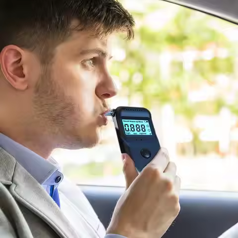 Alcohol Tester Breathalyzer Accurate Pocket Breathalyzer Blood Alcohol Tester Lightweight Personal B