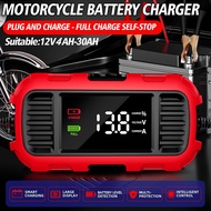 FOXSUR 12V 2A Smart Trickle Battery Charger 4AH-30AH Fully Automatic Maintainer Pulse Repair For Car