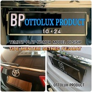 Car License Plate Holder Mdl: Setneg, Minister, Dpr.Ri