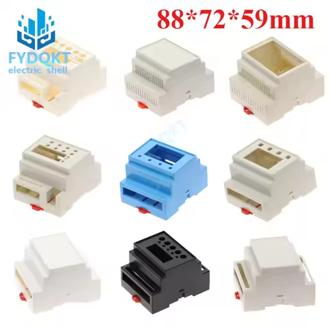1pc PLC 88X72X59mm ABS Instrument Plastic Housing Shell Box Controller Electronic Monitor Project Ca