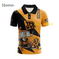 jcb new 3cx jersey baju jcb 3cx backhoe size XS-3XL