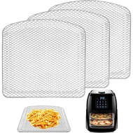 Rak Pengering Air Fryer GCQ 3 PCS untuk Chefman 6.3QT 4-In-1 Digital Air Fryer Oven, 9.53''× 9.53''×