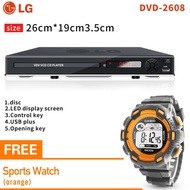 LG DVD Player for TV, All Region Free DVD CD Discs Player with HDMI &amp; AV Output (HDMI &amp; AV Cable