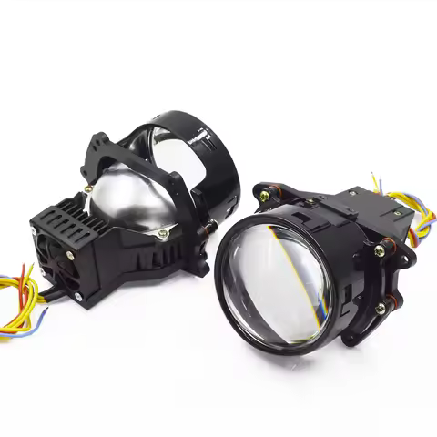 RONAN 3.0inch 45W Bi Led Two Reflector Lenses Car Headlight 2000LM 5500K For Hella 3R G5 Hi Lo Beam 