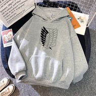 AOT Logo Hoodie Attack On Titan Anime Jacket Fleece Hoodie Oversized Hoodie Men