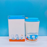🍁全新絕版🩵Snoopy 有蓋鋼杯 🫐Starbucks + Peanuts Stainless steel Tumbler Mug  🪻星巴克限量版  史努比  🍓有蓋 咖啡杯 不鏽鋼杯 🍀355m