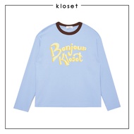 Kloset Design Bonjour Long Sleeves Top (PF25-T010-C) เสื้อสเวตเตอร์แขนยาวสุดนุ่ม