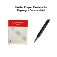 Carandache Crayon Holder Metal Hexagonal Handle Oil Pastel Crayon Fixpencil 0012 - Single - SHESB