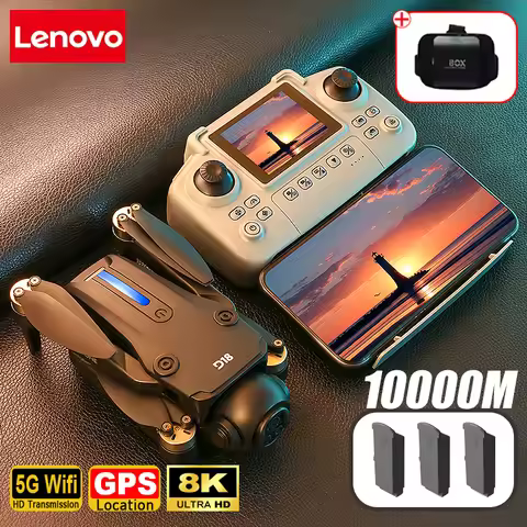 Lenovo D18 Drone 8K Aerial HD Dual Camera Photography Intelligent Obstacle Avoidance Brushless Motor