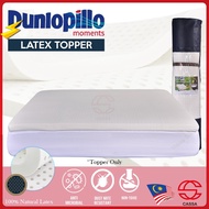 Cassa Dunlopillo Breathable Natural Latex Mattress Topper-Single