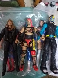 WWE 摔角公仔三隻一套
