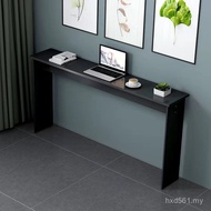 Household Computer Desk Bedroom Table Simple Long Table Ultra-Narrow Simple Back Wall Rectangular Be