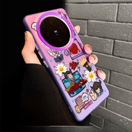 Guanglu | Ốp lưng điện thoại Realme True Me của Gialu dành cho nữ mẫu mới GT7Pro GT6 Pro họa tiết ho