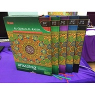 ~ PERJILID ~ AL QURAN PERJILID KARYA BESTARI AL QURAN AMAZING TERJEMAHAN WAQAF IBTIDA A4 RANDOM COLO
