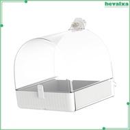 [Hevalxa] Bird Bath Box Bird Bathtub Parrot Bowl Cage Accessories Bird Bathtub for Parrot