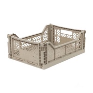 土耳其Aykasa折疊收納籃(M)-卡其