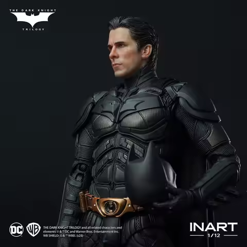 Original Inart Batman 1/12 The Dark Knight Rises Batman Delux Standard Ver Collectible Model Decorat