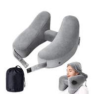 Ready Stock Neck Support Side Sleeping Pillow Portable Airplane Travel H High-Rail U-Shaped Pillow I