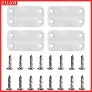 ZILUO 1 Set Cooler Hinge Kit, Plastic Construction Metal Screws Included Latch Replacement Set, Repl