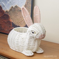Imitation Rattan Storage Basket Flower Arrangement Basket NT2-47 Basket Rabbit Wholesale Living Room