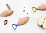 美國Areaware | 療癒小木質魚刀(水果刀/開瓶器)