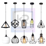 KR 1 Cabang Lampu Hias Gantung Minimalis Modern Lampu Cafe Mini Bar Full set