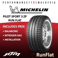 Michelin Pilot Sport 3 PS3 ZP Run Flat 255/35R18 245/35R20 275/30R20 (FREE INSTALLATION) Runflat Tyr