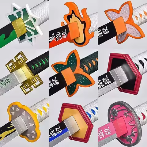 2025 104/80cm Demon Slayer Sword Weapons Inosuke Cosplay Tengen Muichirou Sowrd Sabito Knife Giyuu T