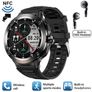 New Smart Watch D13 With NFC TWS 2 in 1 Wireless Headset BT Call Earphones Sports Fitness Tracker Pl