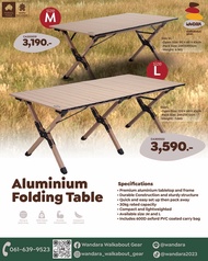 WANDARA ALUMINIUM FOLDING TABLE L