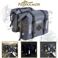 RONXMOR 2PCS Motorcycle Saddlebag Luggage Bag Waterproof Saddle Side Bags 40L Motorcycle Travel Bag 