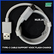 Cable Data 7z5G/Reno 8z 5G/Reno 2F/Reno 10+3Zoom/K3/R17 Pro VOOC Type-C