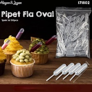 TERLARIS PIPET MINI PLASTIK PIPET FLA PUDDING PIPET CUPCAKE | COD