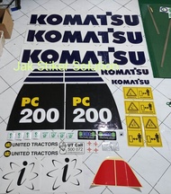 Stiker Komatsu PC200-8M0 Sticker Excavator