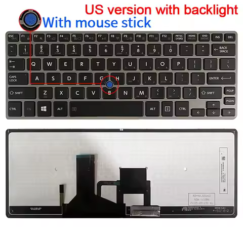 GZEELE English keyboard for Toshiba Portege Z30 Z30T A B C Z30-A Z30t-A Z30T-A1310 Z30-A1302 Z30-C Z