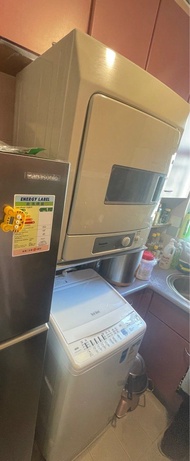 Panasonic 乾衣機及 Hitachi 洗衣機