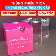 Decal Ballot Box - Lucky Draw Box - Ballot Box - Ballot Box - Lucky Draw Box