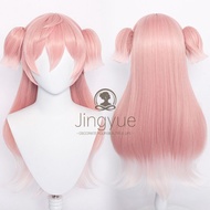 Jingyue Genshin Impact Yanfei Cosplay Wig 75cm Long Pink Wig Cosplay Anime Cosplay Wigs Heat Resista