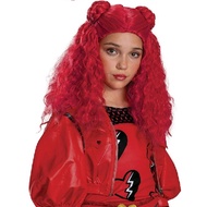 European American Movie Descendants 4 Wig Descendants 4 Starlight Heir Red Cosplay Long Curly Wig
