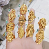 24k gold large dubay ring