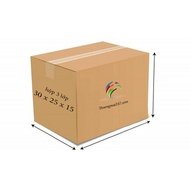 Box 30 x 25 x 15, COD shipping box, Shipping box, packing box