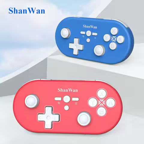 Shanwan Q37 New Mini Gamepad Micro Wireless Game Controller For Switch PS4 PS5 Android iOS PC with H