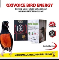 OXIVOICE SERBUK 5000 MG OXIVOICE BIRD ENERGY obat vitamin burung oxi voice oxibird memaksimalkan volume suara burung penggacor burung murai kacer cucarowo cegah serak