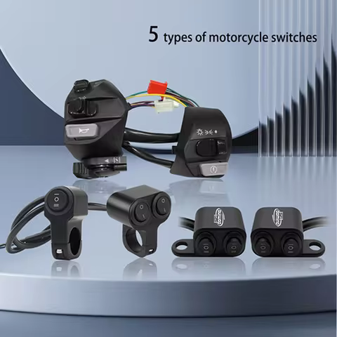 Universal Motorcycle Handlebar Flameout Switch Domino switch(Left +Right/set)OR(LEFT SIDE ONLY)(Righ