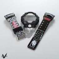 (Vcustom) GA700 CUSTOM PRINTING " VANS " BAND AND BEZEL WATCH STRAPS