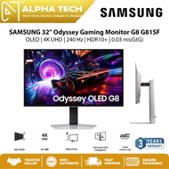 SAMSUNG 32" Odyssey Gaming Monitor G8 G81SF LS32FG812SEXXS - OLED | 4K UHD | 240 Hz | HDR10+ | 0.03 
